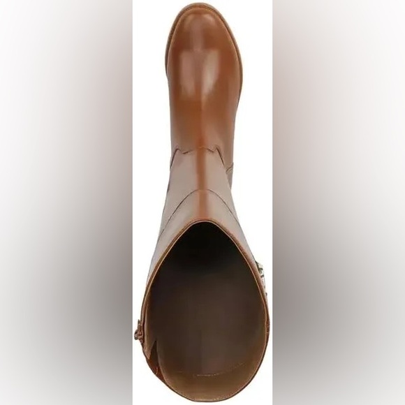 Giani Bernini Brown Over the Knee Boots with Rounded Toe and Flat Sole - Picture 3 of 5